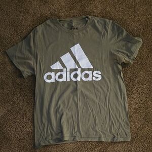 Adidas Men's Short Sleeve Green Tee